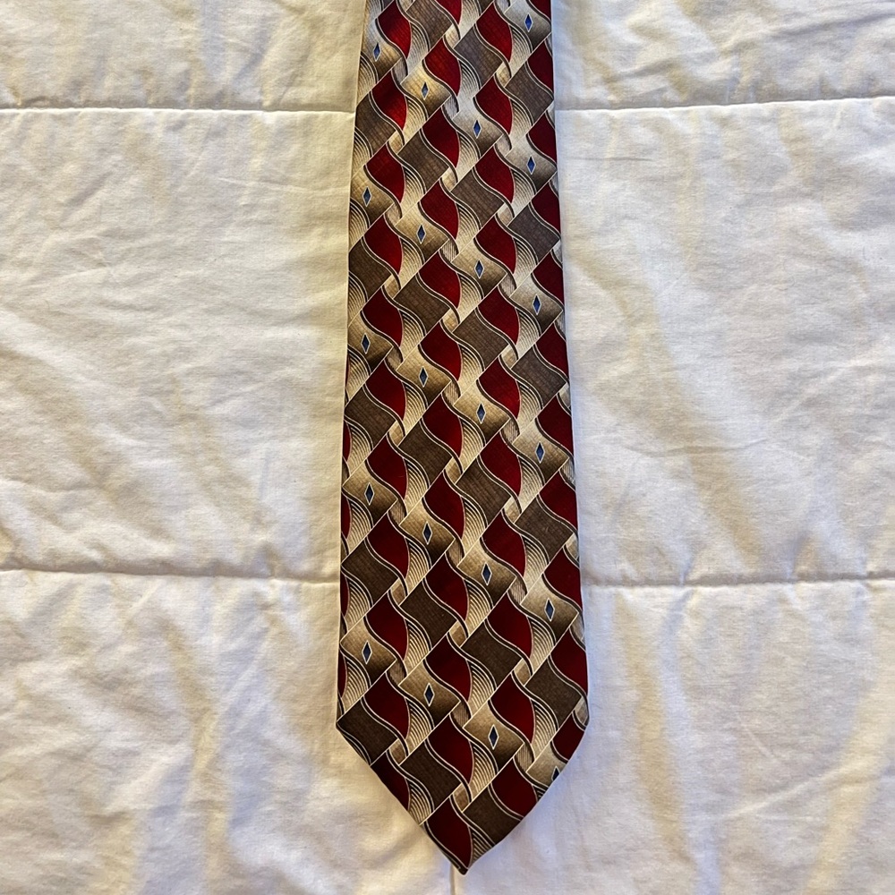 Giorgio Bissoni Tie (Red/Brown)
